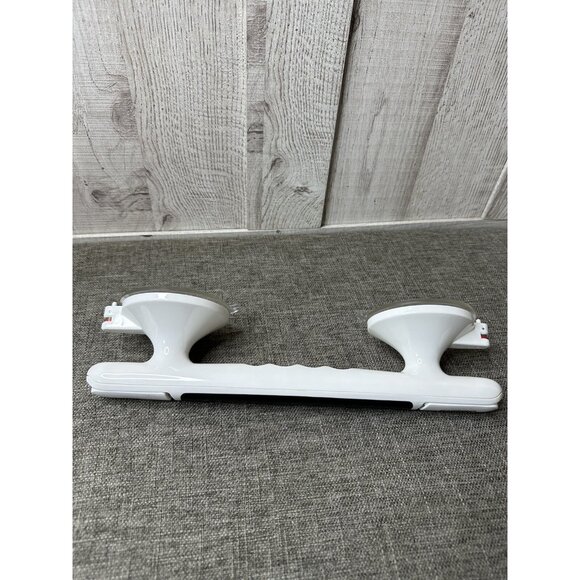 EHRRD Suction Cup Grab Bar Handle 12 inch Bathroom Non Slip Secure White Black - Picture 4 of 5